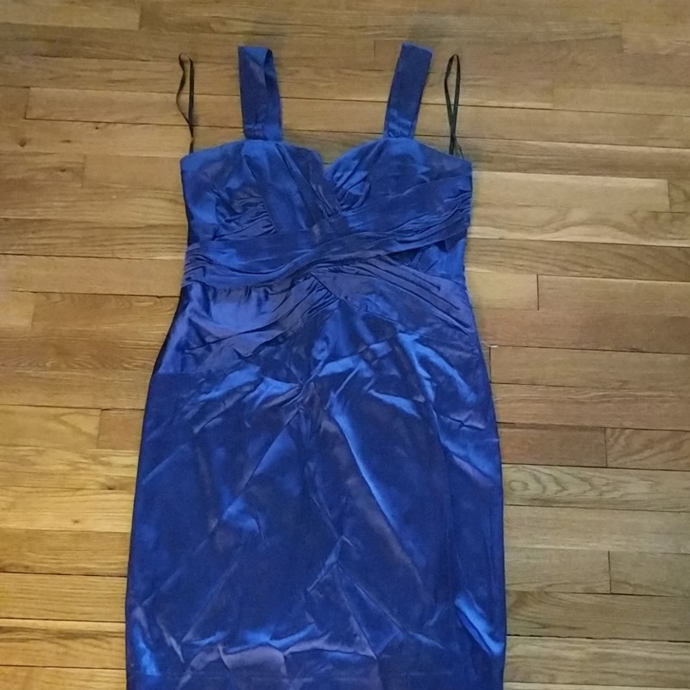 Calvin Klein purple cocktail dress